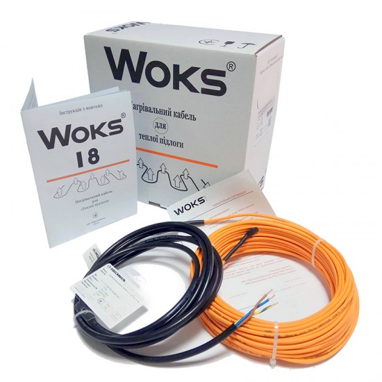 Нагрівальний кабель WOKS 18, 370 Вт, 20 м Нагрівальний кабель WOKS 18, 370 Вт, 20 м