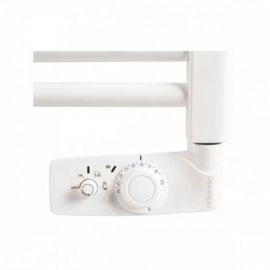 Рушникосушарка електрична Atlantic 2012 біла вузька 500 Вт 1240х400х100