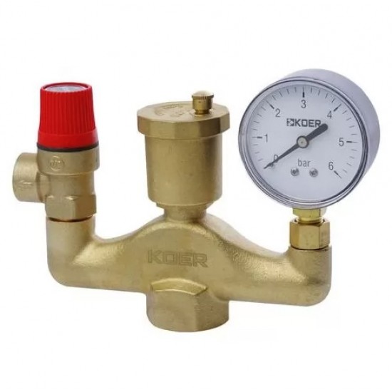Котел КЕ 15 + KOER (насос + плоский бачок + група безпеки)