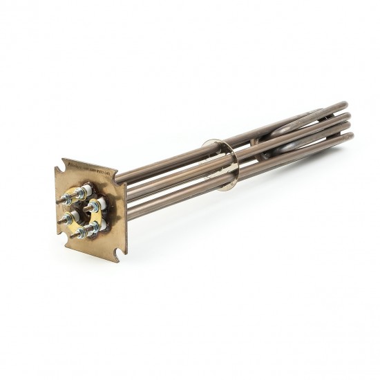 Блок ТЕНів на фланці 75×75 мм 15 кВт, скріпка