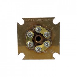 Блок ТЕНів на фланці 75×75 мм 9 кВт 380 В, L=420 мм прямий