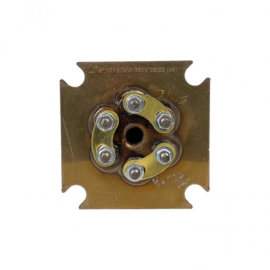 Блок ТЕНів на фланці 75×75 мм 10,5 кВт 380 В, прямий