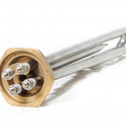 Блок ТЕНів на гайці 1_1/4" міні, 4,5 кВт 220 В, L=300 мм