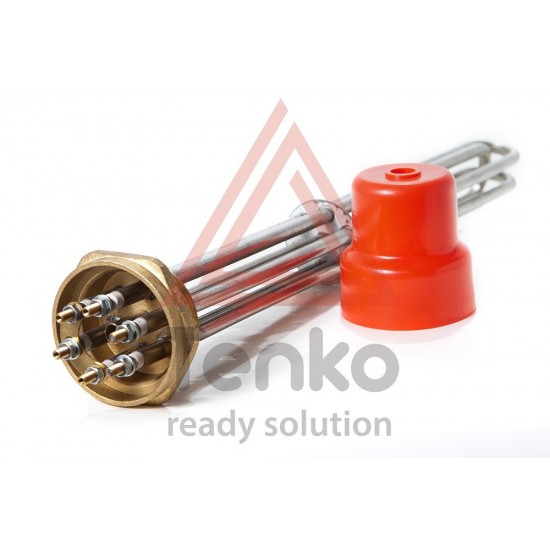 Блок ТЕНів на гайці 1,5", 6 кВт 220 В, L=320 мм