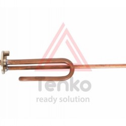 ТЭН 1,5 кВт для бойлера, фланець, мідь, під анод М6, довга ніжка