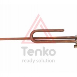 ТЭН 1,5 кВт для бойлера, фланець, мідь, під анод М6, кор.ніжка