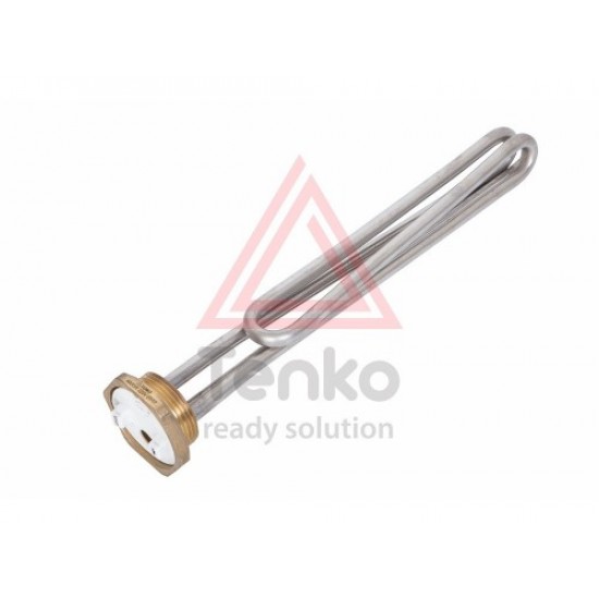 ТЭН 4 кВт для бойлера, гайка, нержавійка, гнутий, під анод М6