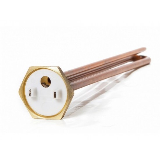 ТЭН 1,5 кВт для бойлера, гайка, мідь, під анод М6