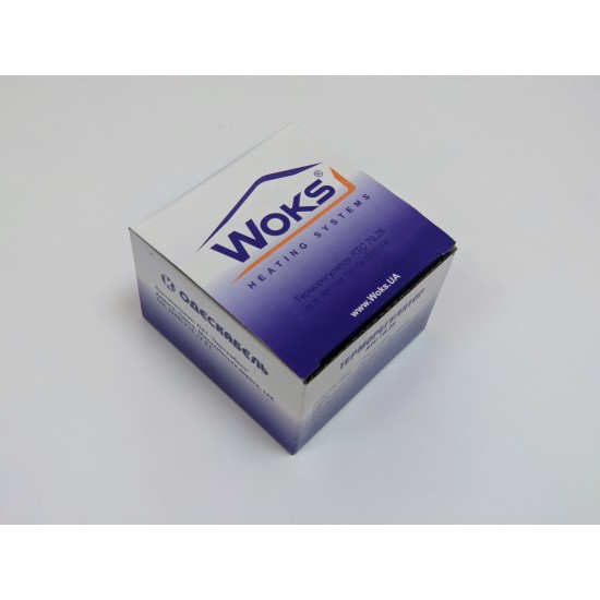Терморегулятор Woks RTC з датчиком температури підлоги