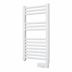 Полотенцесушитель электрический  Atlantic 2012 белая узкая 300 Вт 790х400х100