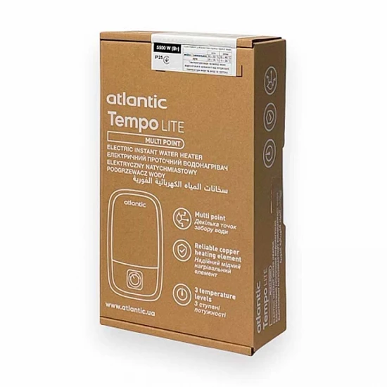 Проточный водонагреватель Tempo Lite Multi IECI-SW2C55 MP 5.5