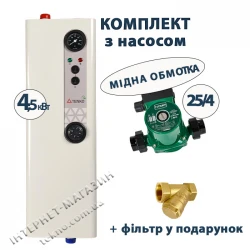 Комплект Tenko Эконом 4,5 кВт 230/400 В с насосом (медная обмотка)