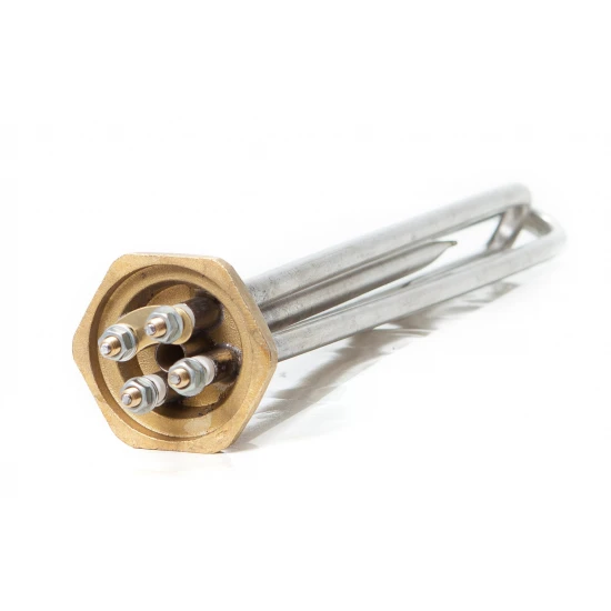 Блок ТЭНов на гайке 1_1/4" мини 4,5 кВт 220 В, L=300 мм