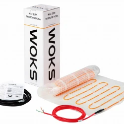 Нагревательный мат WoksMat 200, 5,0 м²